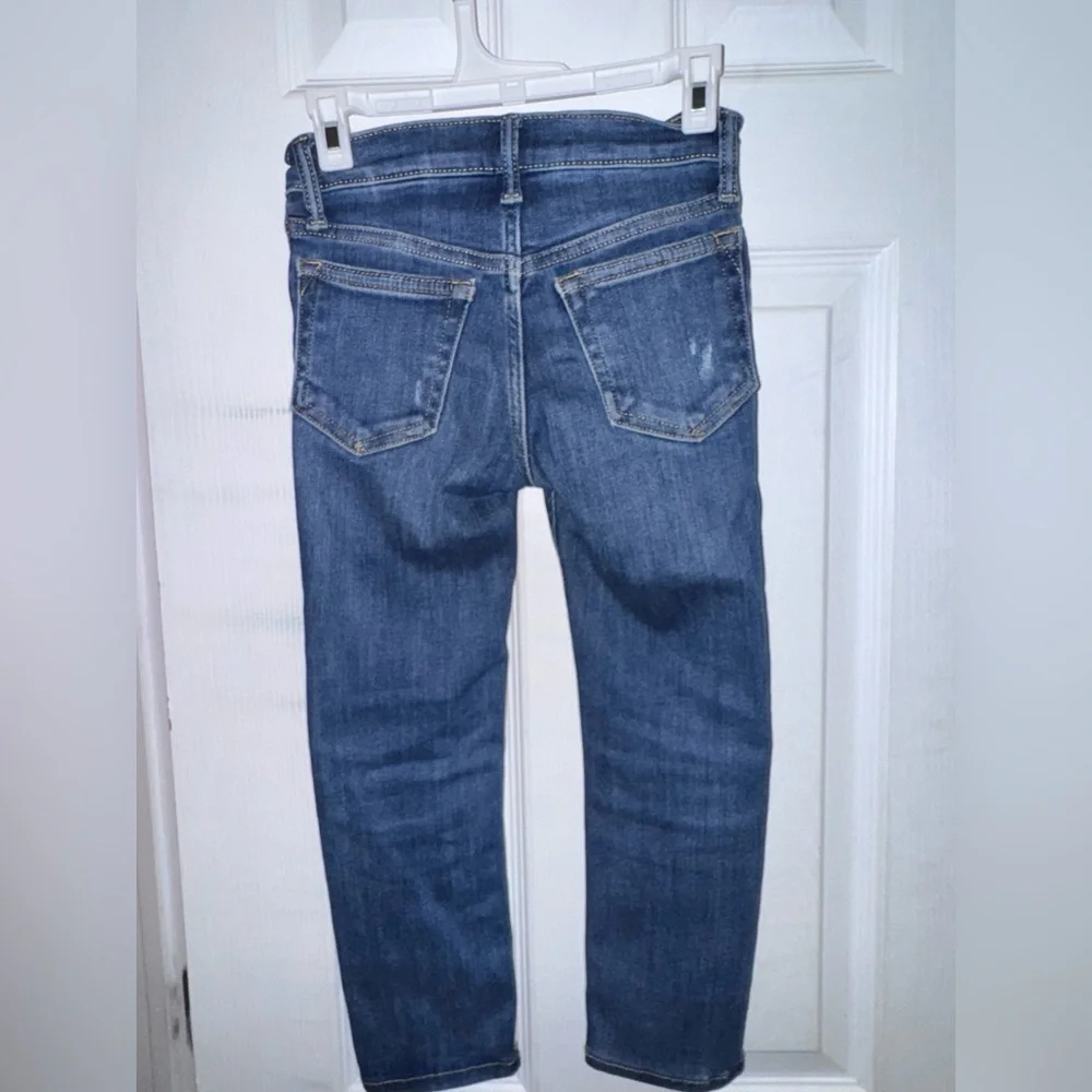 Gap Boys Distressed Skinny Jeans Size 5 Blue Denim
